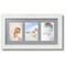 ArtToFrames Collage Photo Picture Frame with 3 - 3.5x5 inch Openings, Framed in White with Over 62 Mat Color Options and Regular Glass (CSM-3966-29)